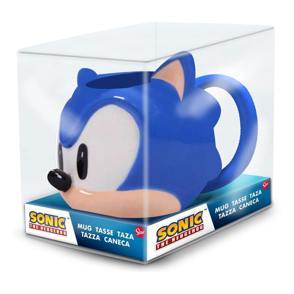 Sonic The Hedgehog - Porslinsmugg 3D 385 ml