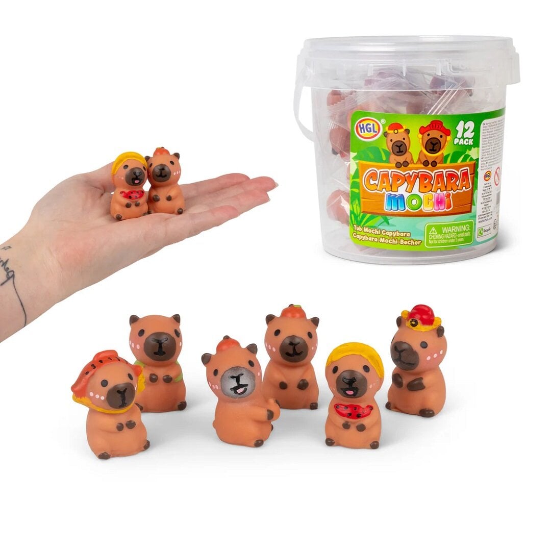 Mini Squishy Capybara 12-pack