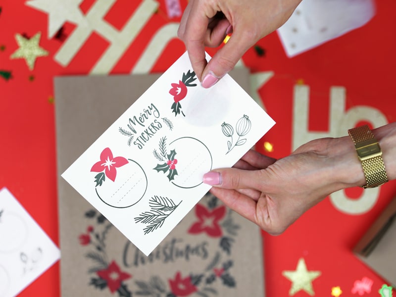 Papperspåsar Merry Little Christmas 3-pack