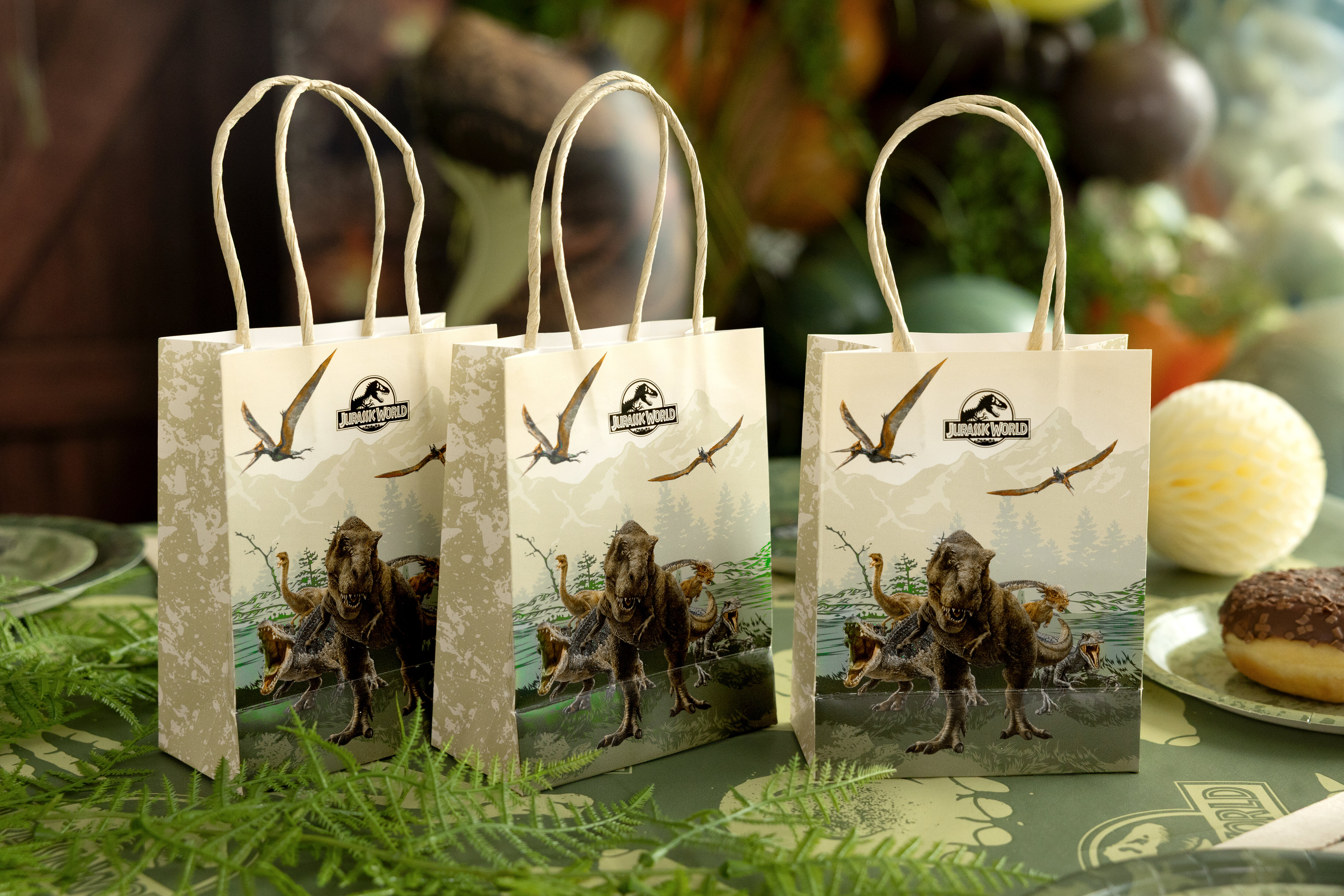 Jurassic World Kalaspåsar av papper 6-pack