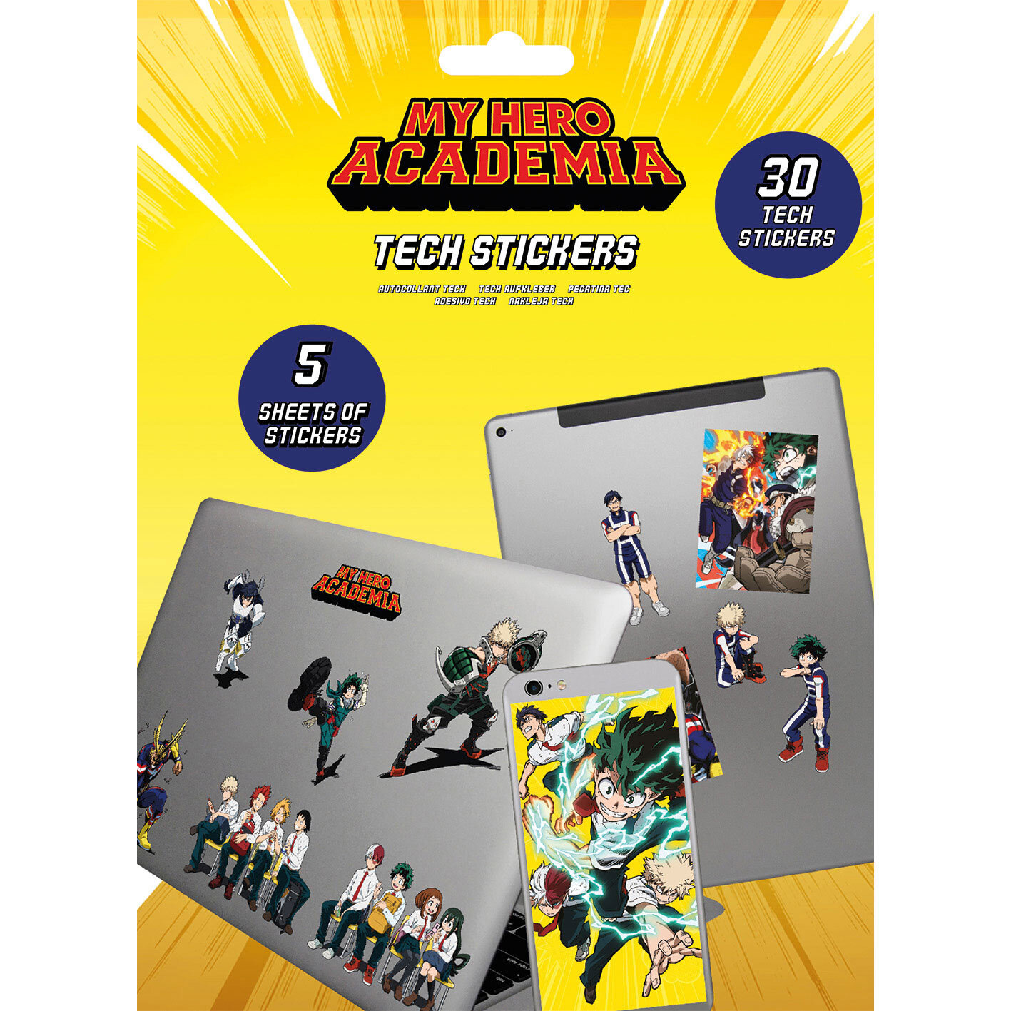 My Hero Academia - Dekaler till prylar 30 st.