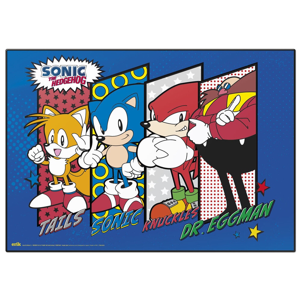 Sonic The Hedgehog - Skrivunderlägg 35 x 50 cm