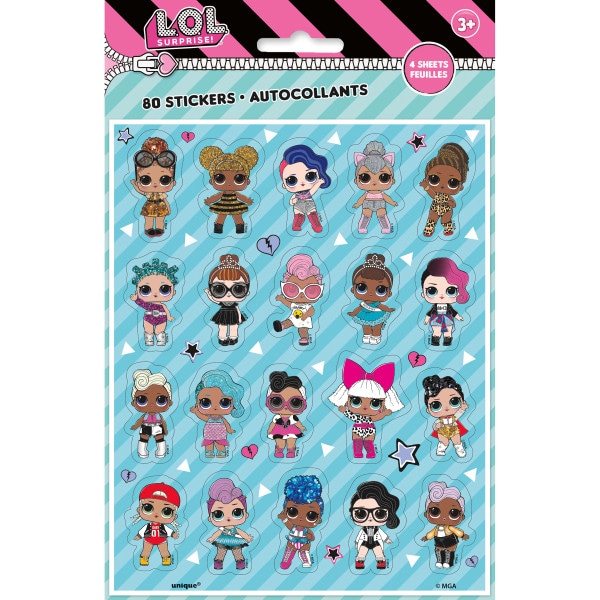 LOL Surprise - Klistermärken 80-pack