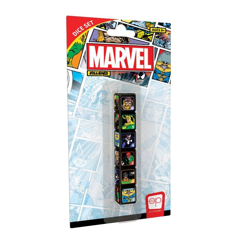 Marvel Villains - Tärningar 6-pack