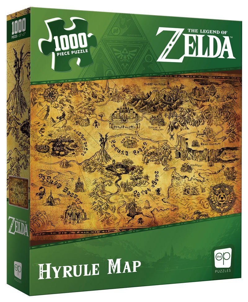 Zelda - Pussel Map over Hyrule Kingdom 1000 bitar