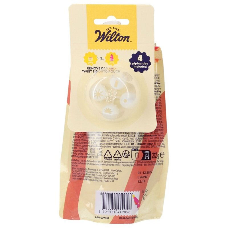 Wilton Röd Glasyr 212 gram