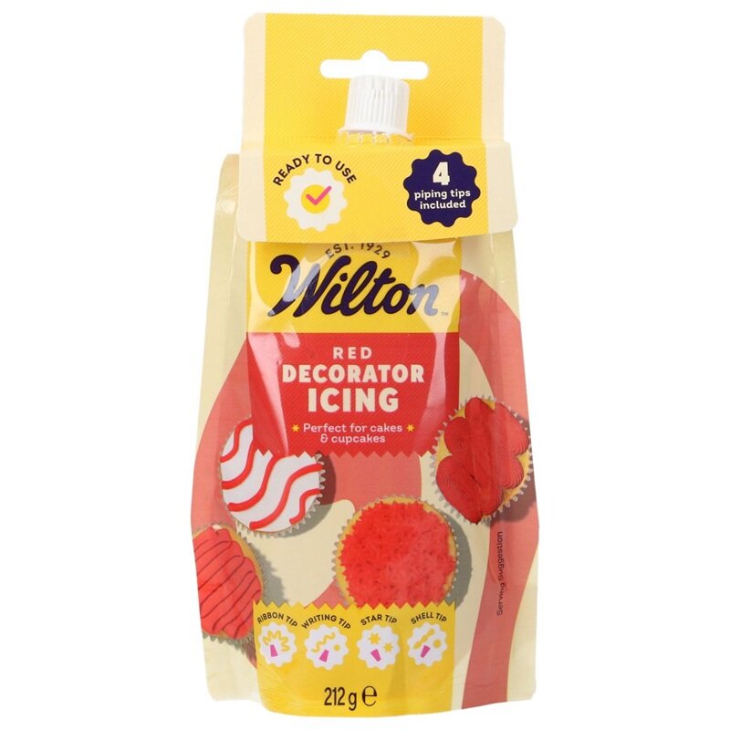 Wilton Röd Glasyr 212 gram