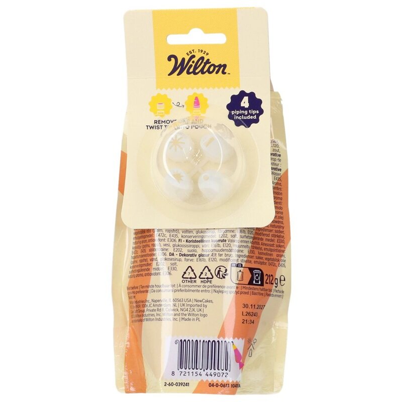 Wilton Orange Glasyr 212 gram