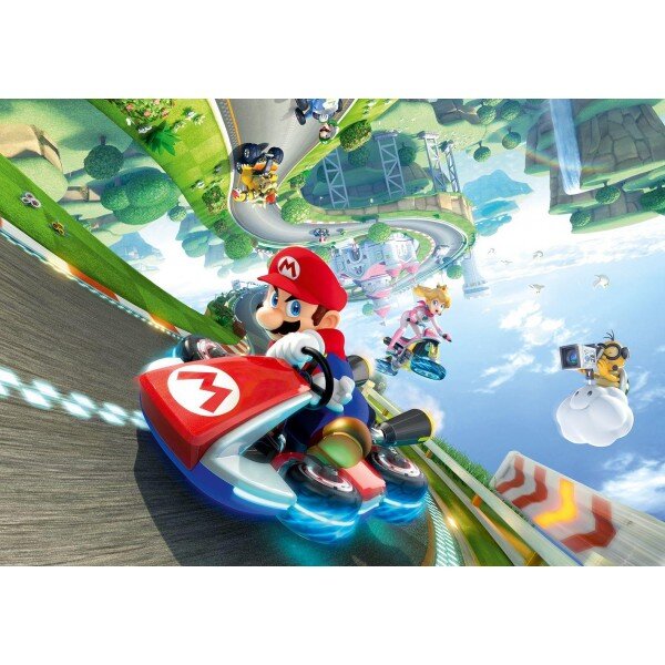 Super Mario Bros - Pussel Mario Kart Funracer 1000 bitar