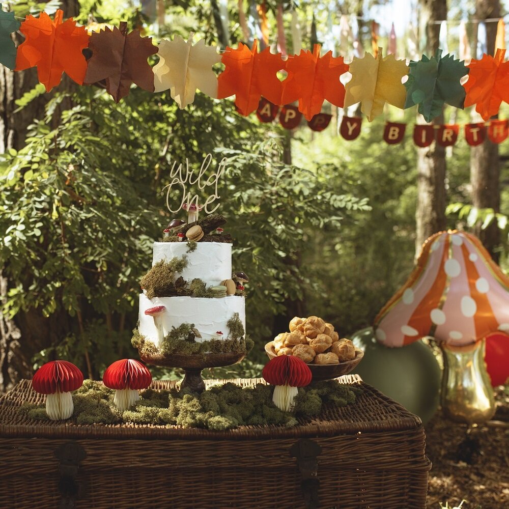 Skogssvamp Honeycombdekoration 12,5 cm