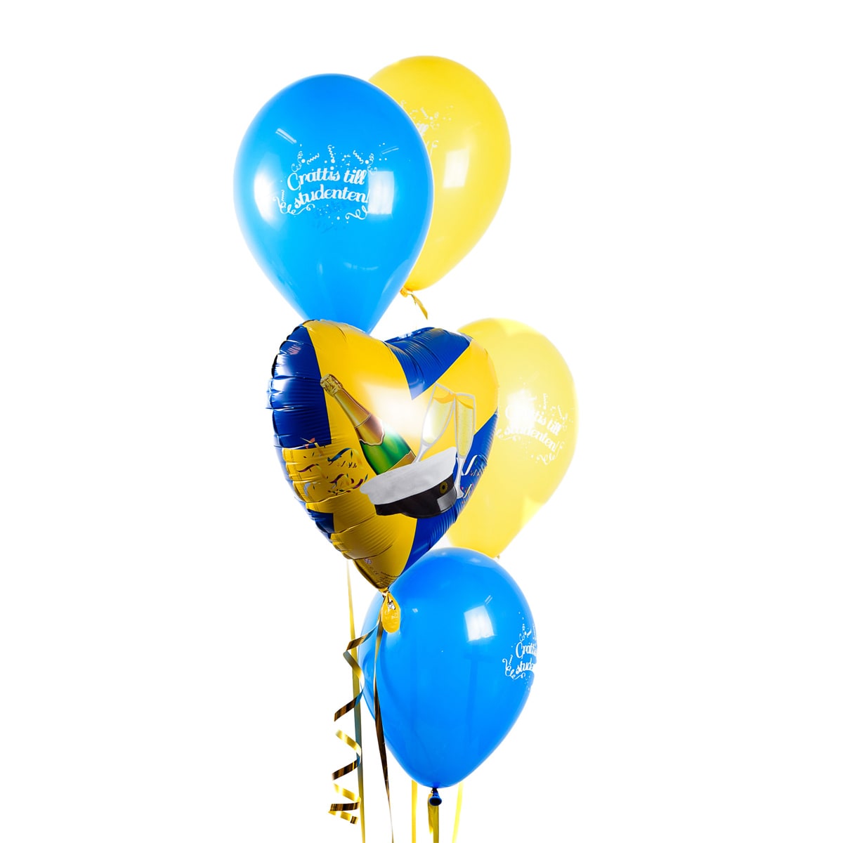 Ballongbukett Grattis till Studenten!