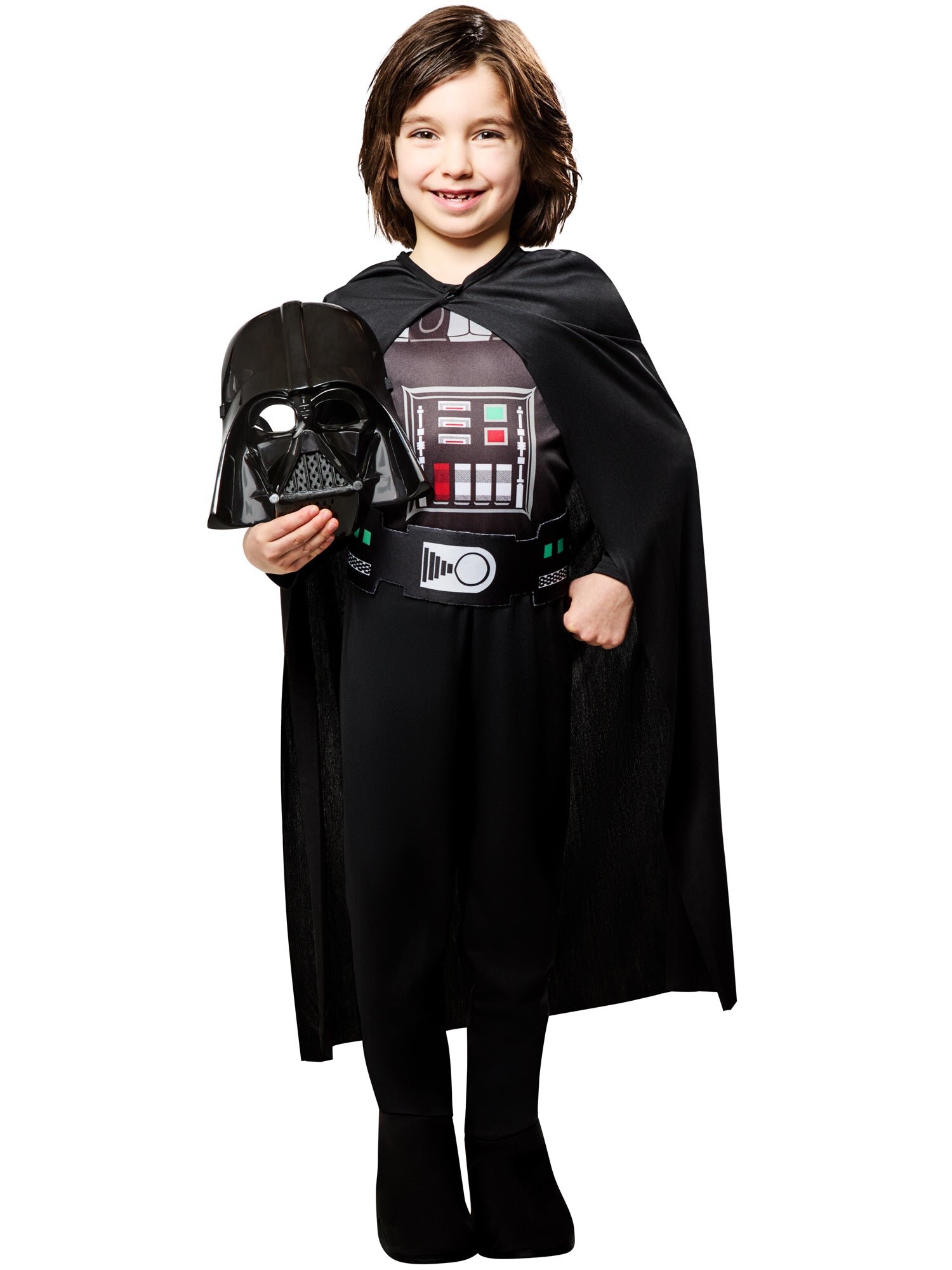 Darth Vader Maskeraddräkt Barn 7-8 år (122-128 cm)