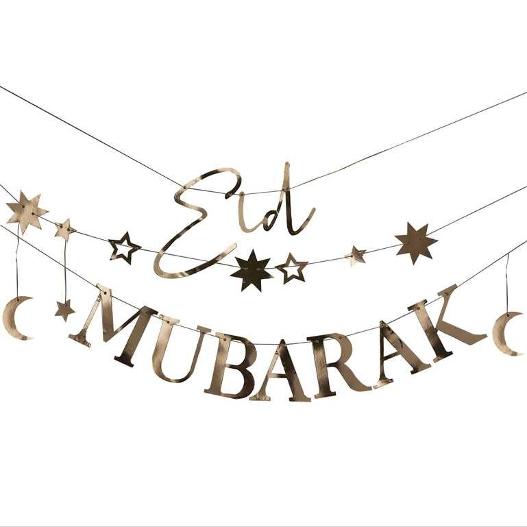 Eid Mubarak - Girlang 1,5 meter
