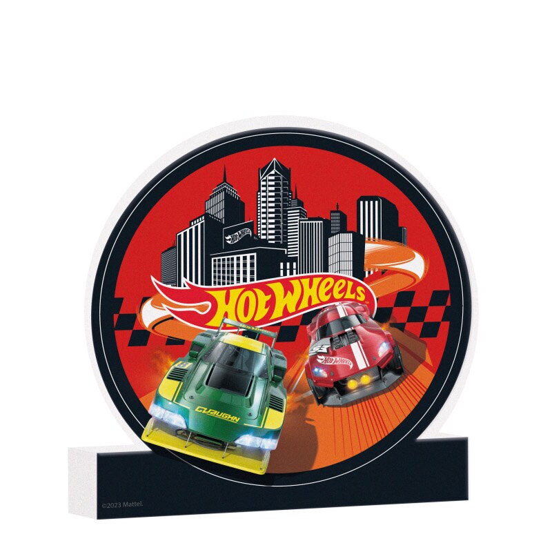 Hot Wheels - Dekoration i Frigolit