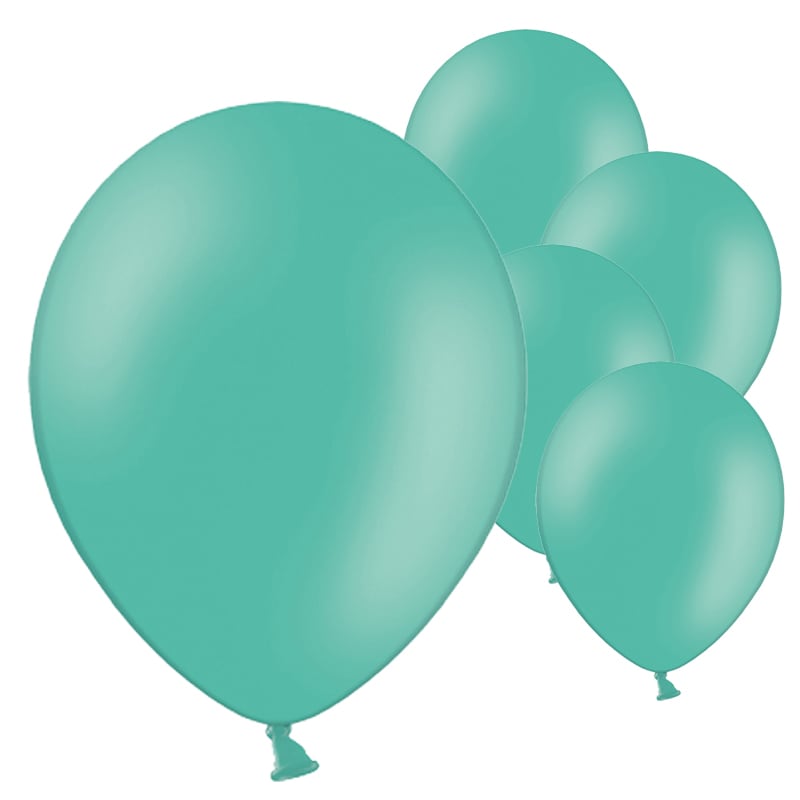 Ballonger - Havsgrön 10-pack