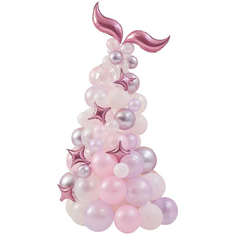 DIY Ballongpelare - Mermaid Tail