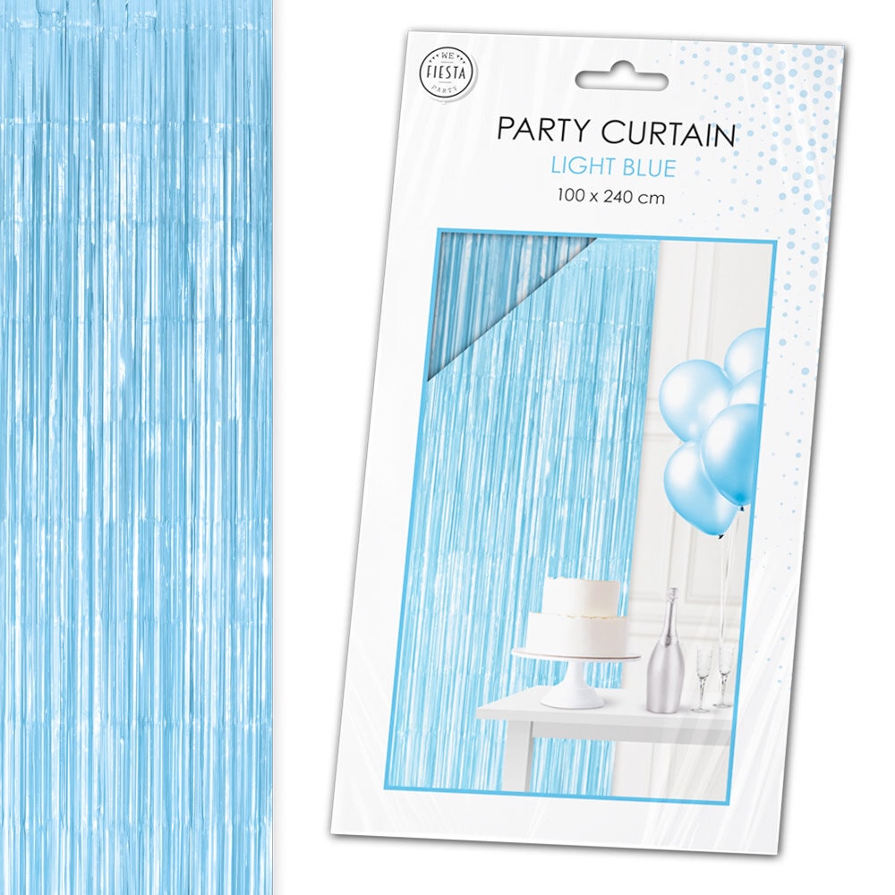 Backdrop Draperi Ljusblått 100 x 240 cm