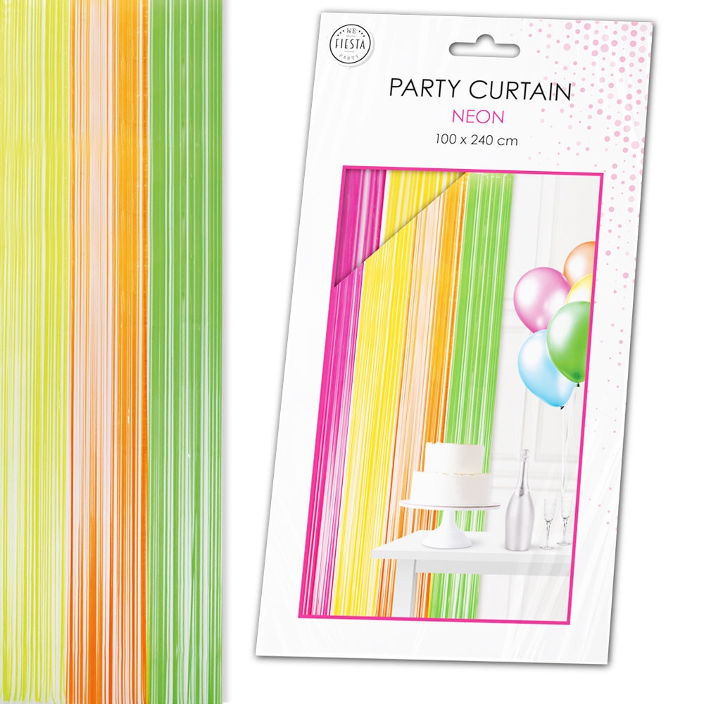 Backdrop Draperi Neonfärger 100 x 240 cm