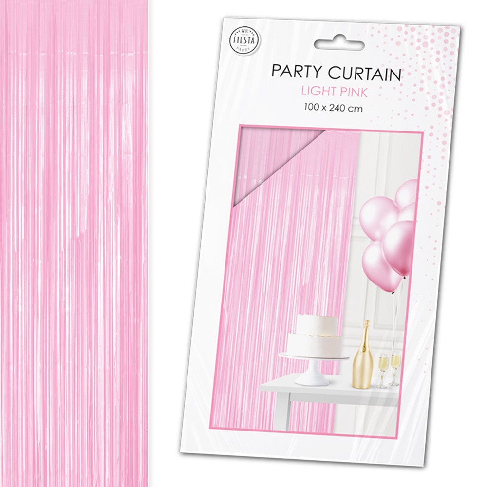 Draperi Ljusrosa 100 x 240 cm