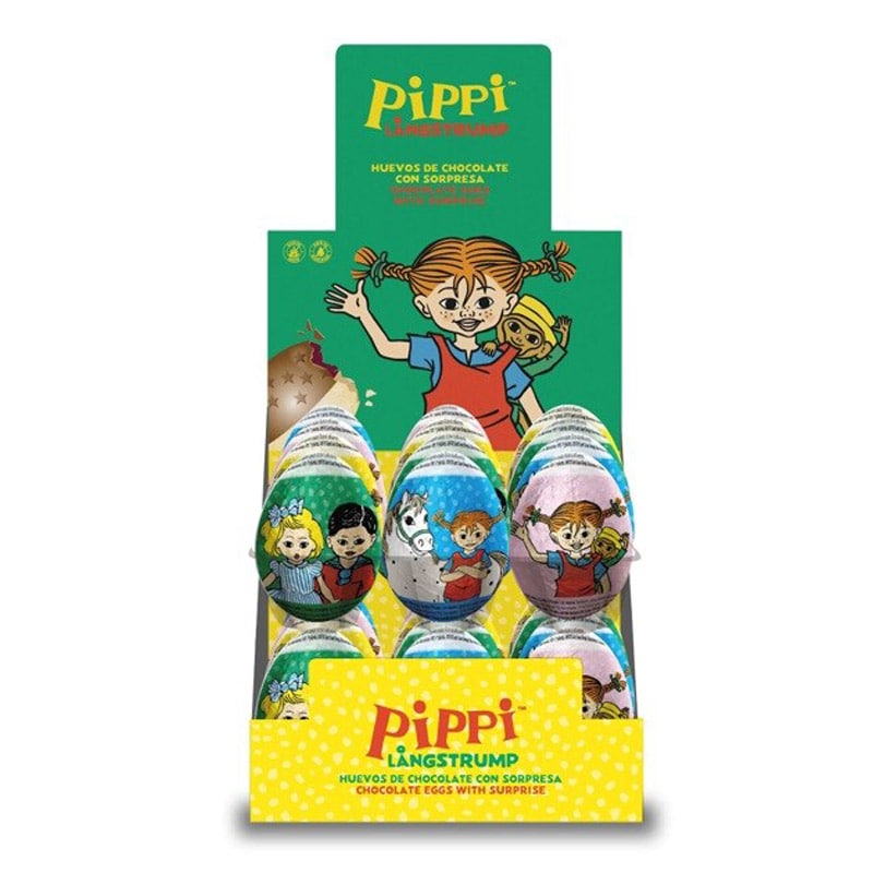Pippi Långstrump Chokladägg med överraskning