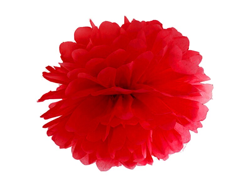 Pom Pom Röd 25 cm