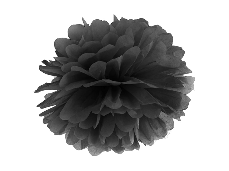 Pom Pom Svart 25 cm