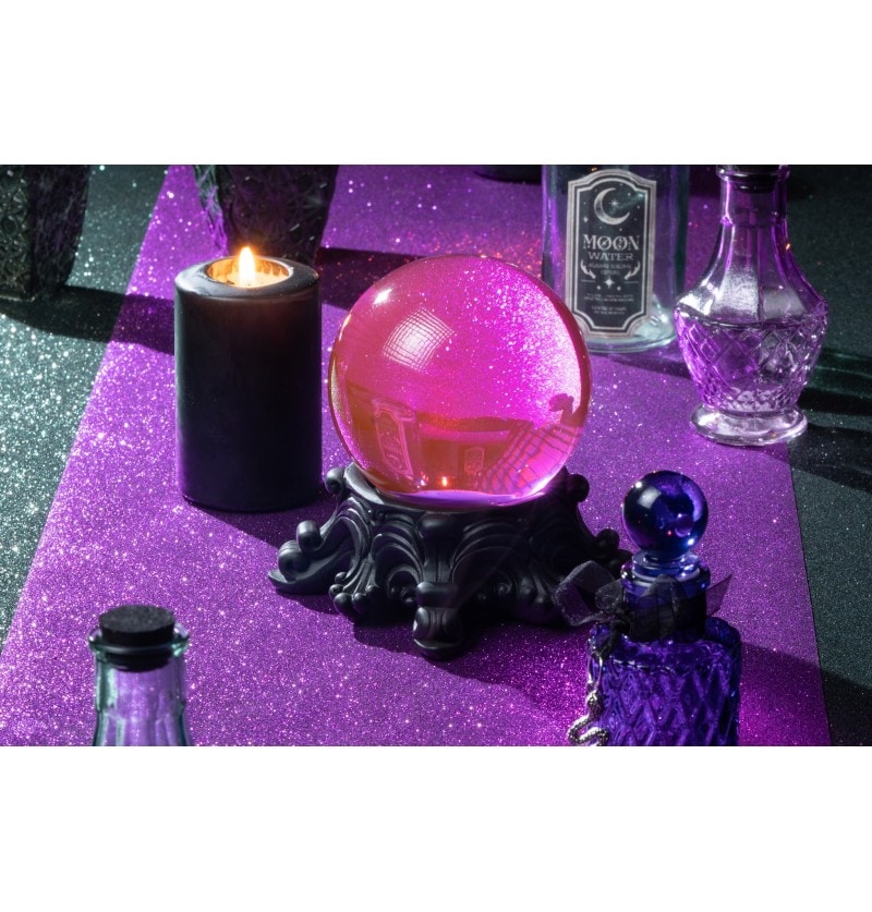 Bordslöpare 30 cm - Lilaglittrig 5 meter