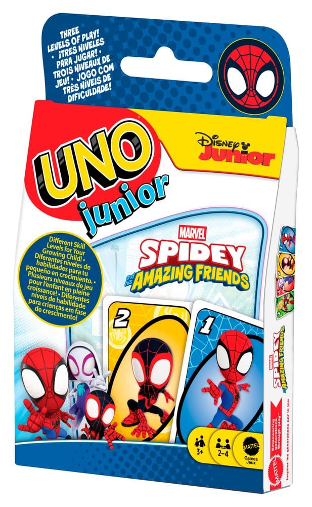 Spidey Uno Kortspel Junior