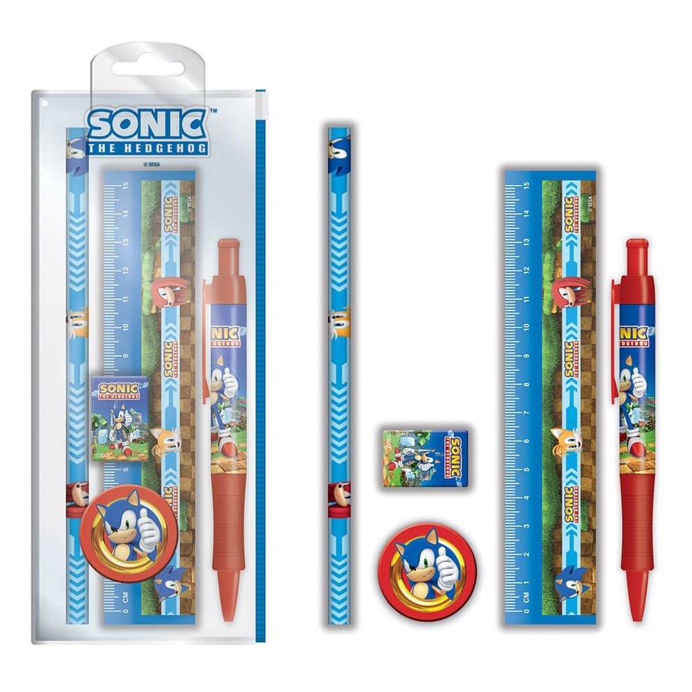 Sonic The Hedgehog - Skolset 5-pack