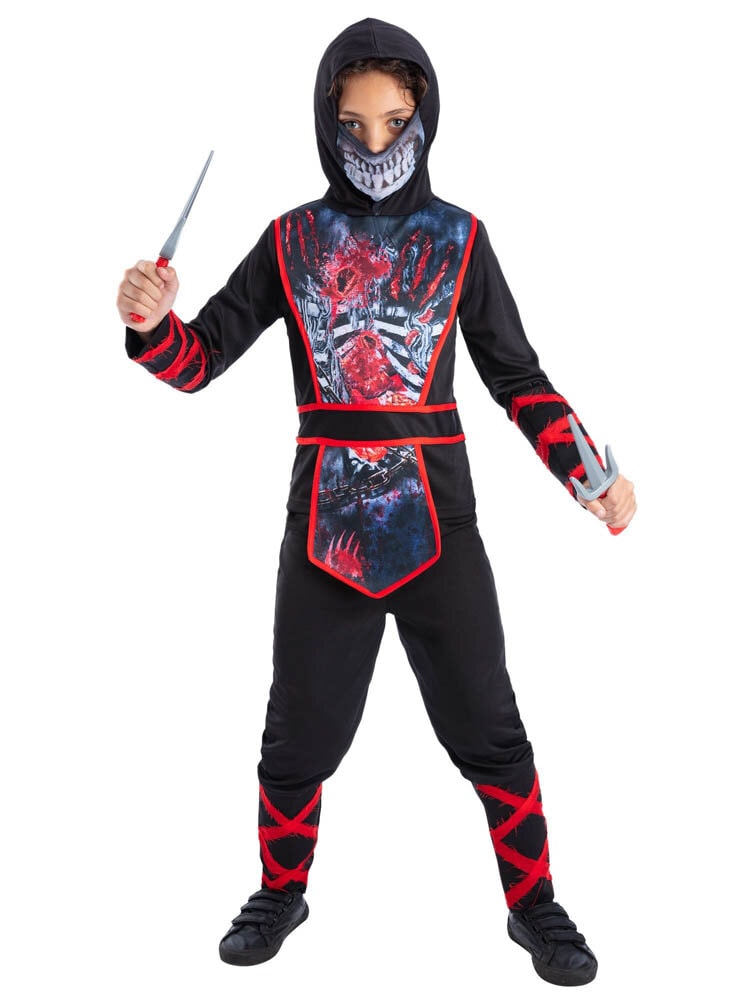 Zombie Ninja Maskeraddräkt 4-6 år